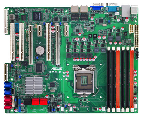 Материнские платы - Asus P7F-E