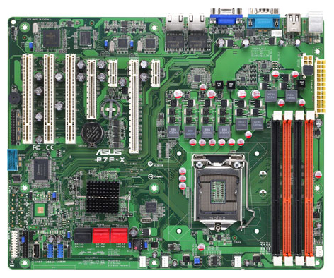Материнские платы - Asus P7F-X