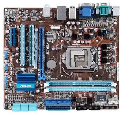 Материнские платы - Asus P7H55-M LE