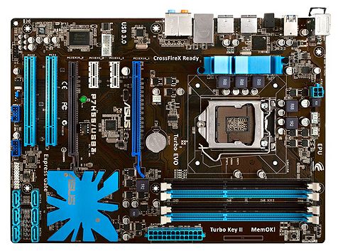 Материнские платы - Asus P7H55/USB3