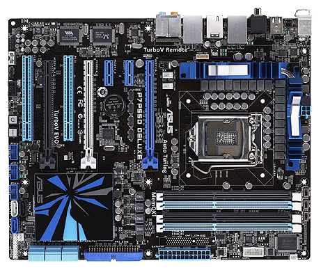 Материнские платы - Asus P7P55D Deluxe