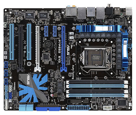 Материнские платы - Asus P7P55D EVO