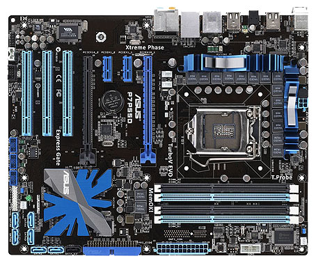 Материнские платы - Asus P7P55D