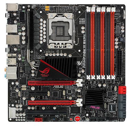 Материнские платы - Asus Rampage III GENE