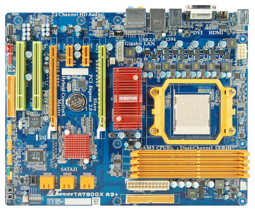 Материнские платы - Biostar TA790GX A3+ Ver 5.x