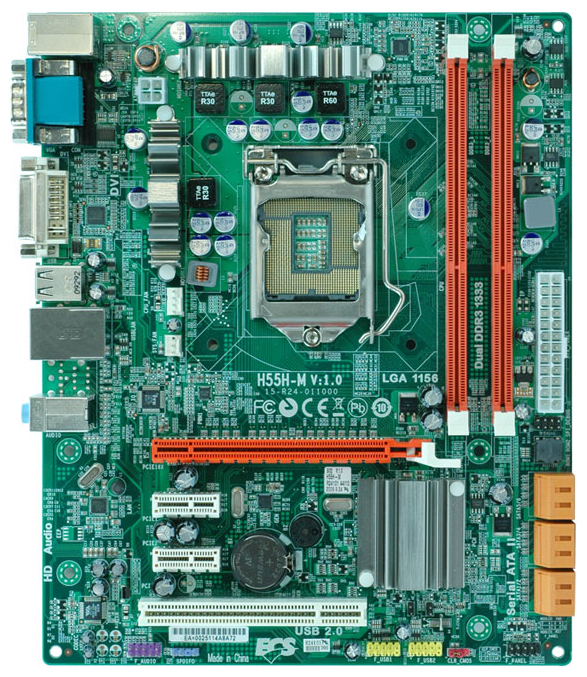 Материнские платы - ECS H55H-M (V1.0)