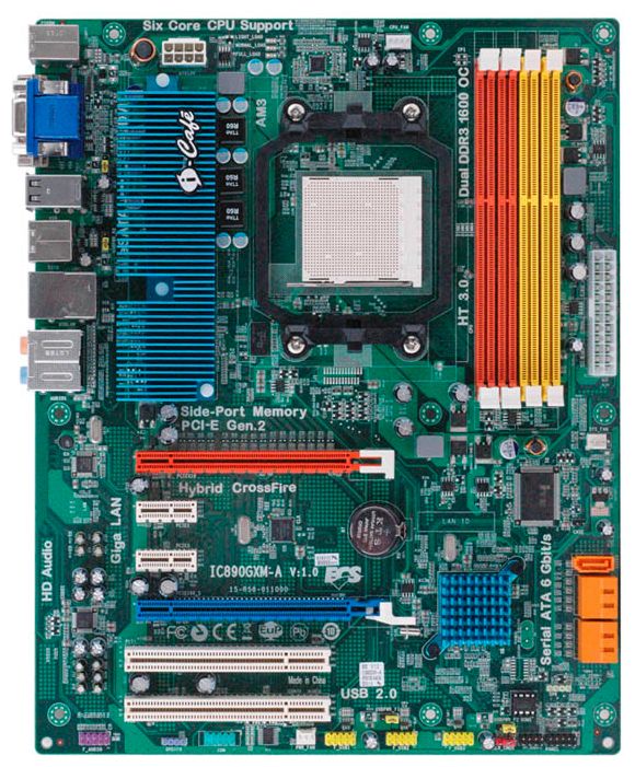 Материнские платы - ECS IC890GXM-A (V1.0)