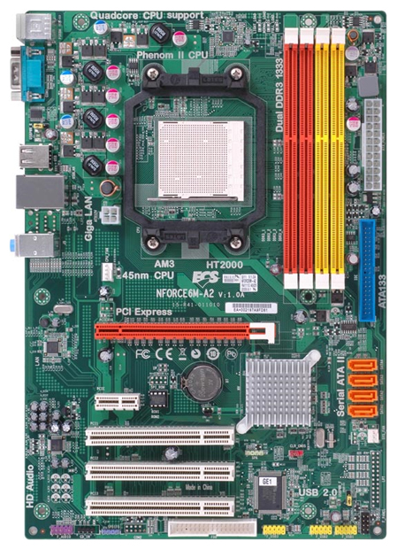 Материнские платы - ECS NFORCE6M-A2 (V1.0A)