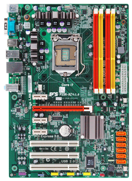 Материнские платы - ECS P55H-A2 (V1.0)
