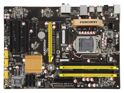 Материнские платы - Foxconn P55A