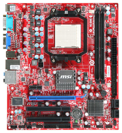 Материнские платы - MSI 740GTM-P25