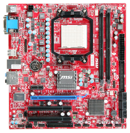 Материнские платы - MSI 760GTM-P33
