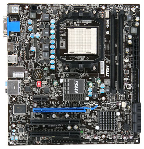 Материнские платы - MSI 785GTM-E45