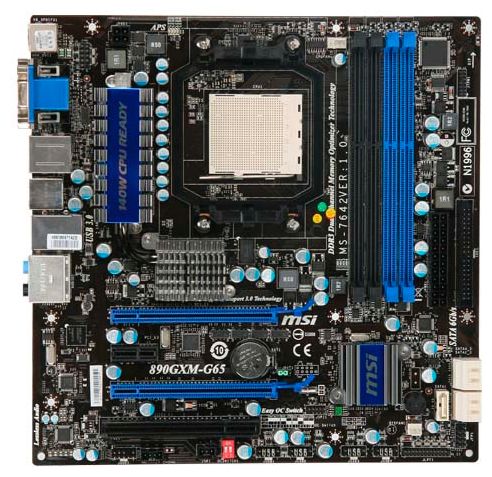 Материнские платы - MSI 890GXM-G65