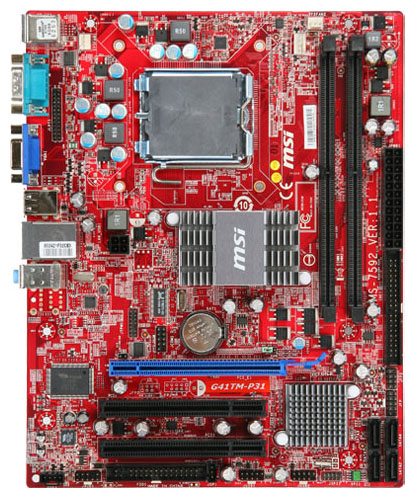 Материнские платы - MSI G41TM-P31