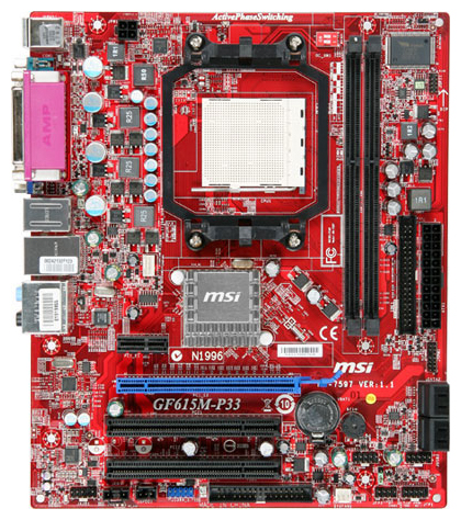 Материнские платы - MSI GF615M-P33