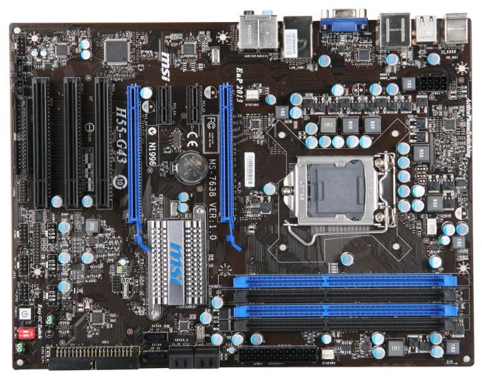 Материнские платы - MSI H55-G43