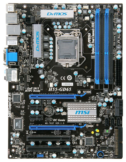 Материнские платы - MSI H55-GD65