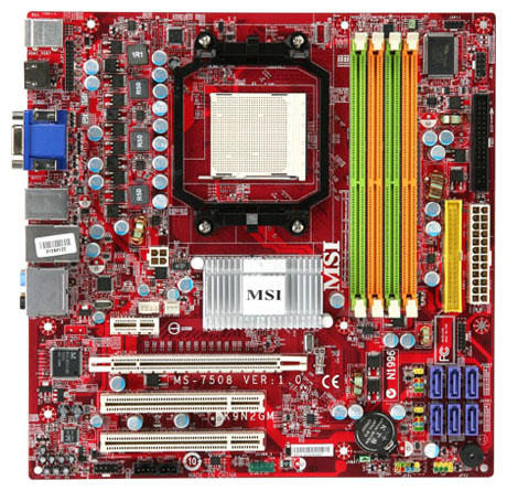 Материнские платы - MSI K9N2GM-FIH