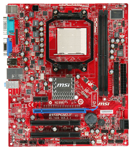 Материнские платы - MSI K9N6PGM2-V2