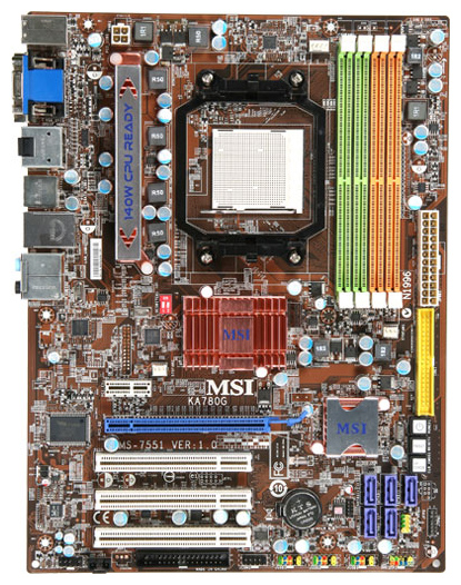 Материнские платы - MSI KA780G
