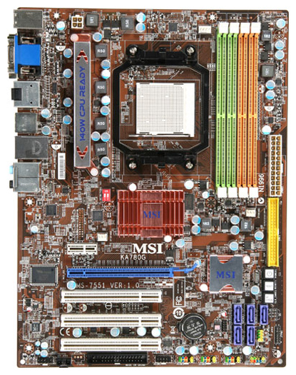 Материнские платы - MSI KA780G-M