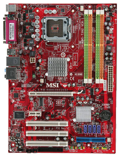 Материнские платы - MSI P31 Neo V2