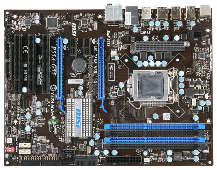Материнские платы - MSI P55A-G55