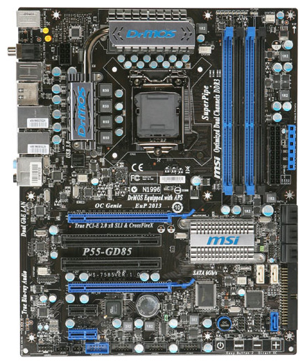 Материнские платы - MSI P55-GD85