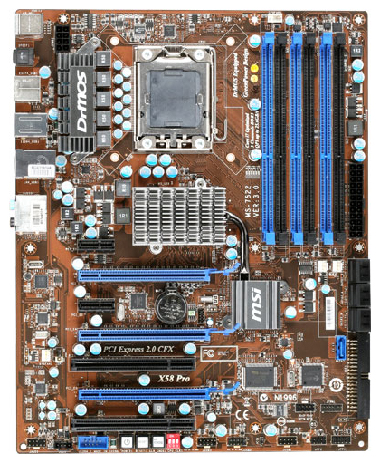 Материнские платы - MSI X58 Pro-E