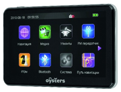 GPS-навигаторы - Oysters Chrom 2011