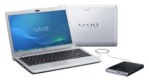 Ноутбуки - Sony VAIO VPC-Y21M1R (Celeron Dual-Core U3400 1060 Mhz/13.3