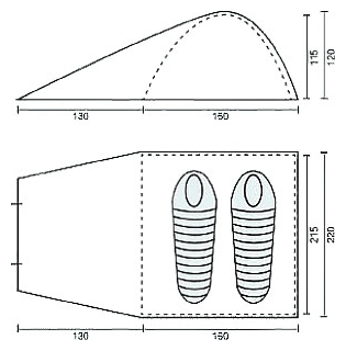 Campack Tent Forest Explorer 2