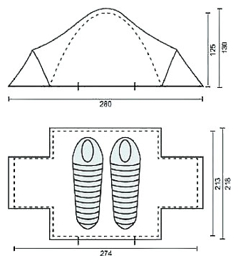Campack Tent Hill Explorer 2