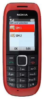 Телефоны GSM - Nokia C1-00