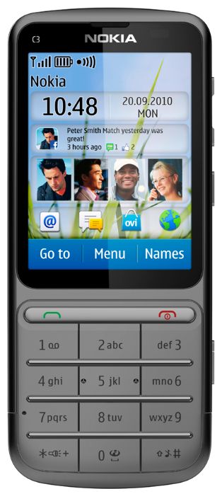 Телефоны GSM - Nokia C3 Touch and Type