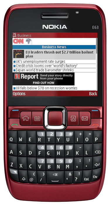 Телефоны GSM - Nokia E63