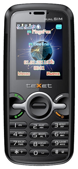 Телефоны GSM - Texet TM-D105