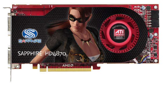 Видеокарты - Sapphire Radeon HD 4870 750 Mhz PCI-E 2.0 512 Mb 3600 Mhz 256 bit 2xDVI TV HDCP YPrPb